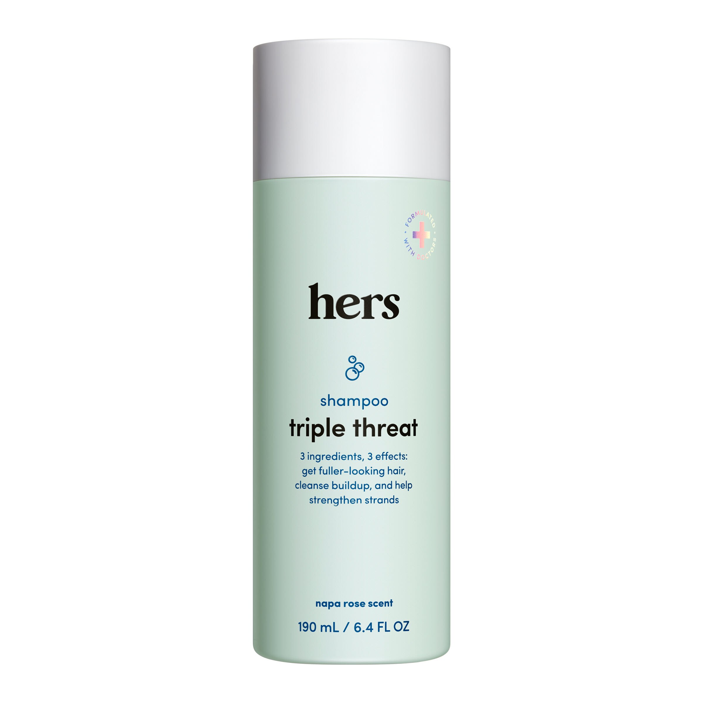 hers Triple Threat Shampoo, 6.4 OZ