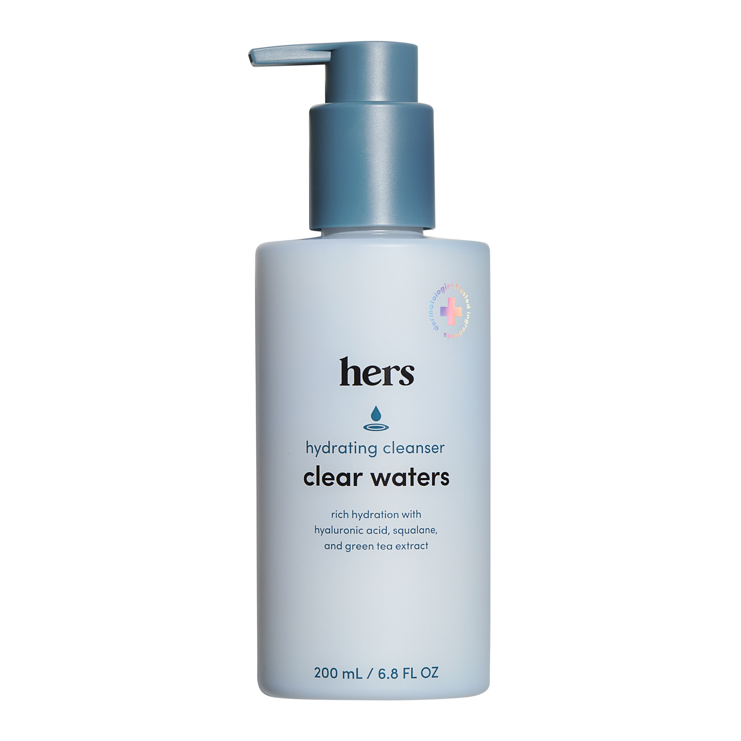 hers Clear Waters Gentle Cleanser, 6.8 OZ