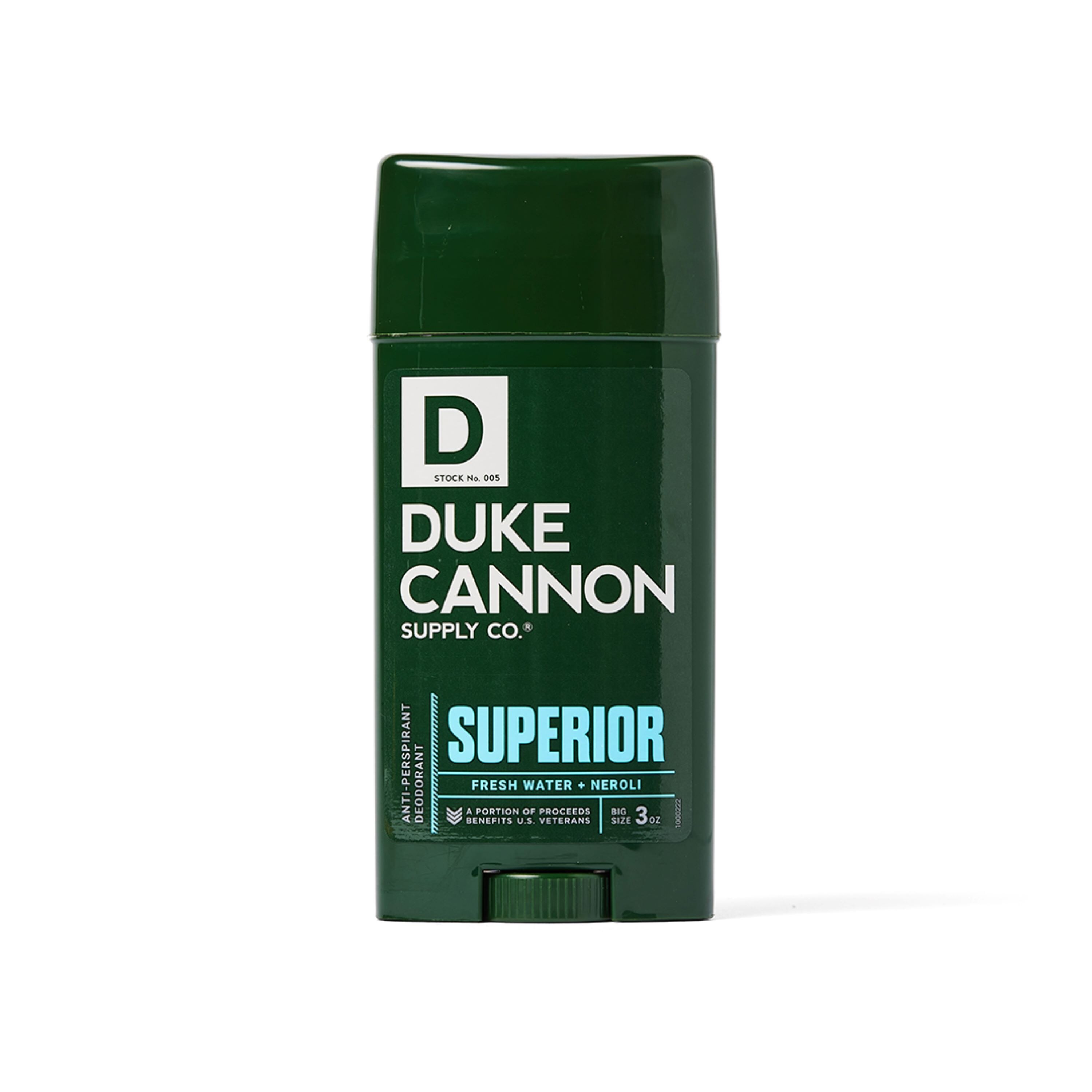 Duke Cannon Antiperspirant & Deodorant Stick, Superior