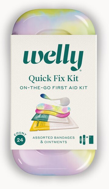 Welly First Aid Kit Colorwash, On-The-Go First Aid Kit, 24 CT