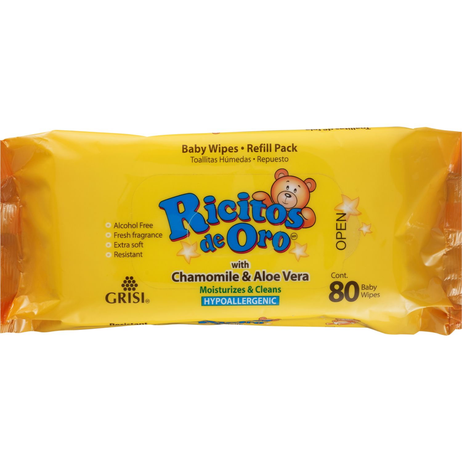 Ricitos de Oro Baby Wipes Refill Pack