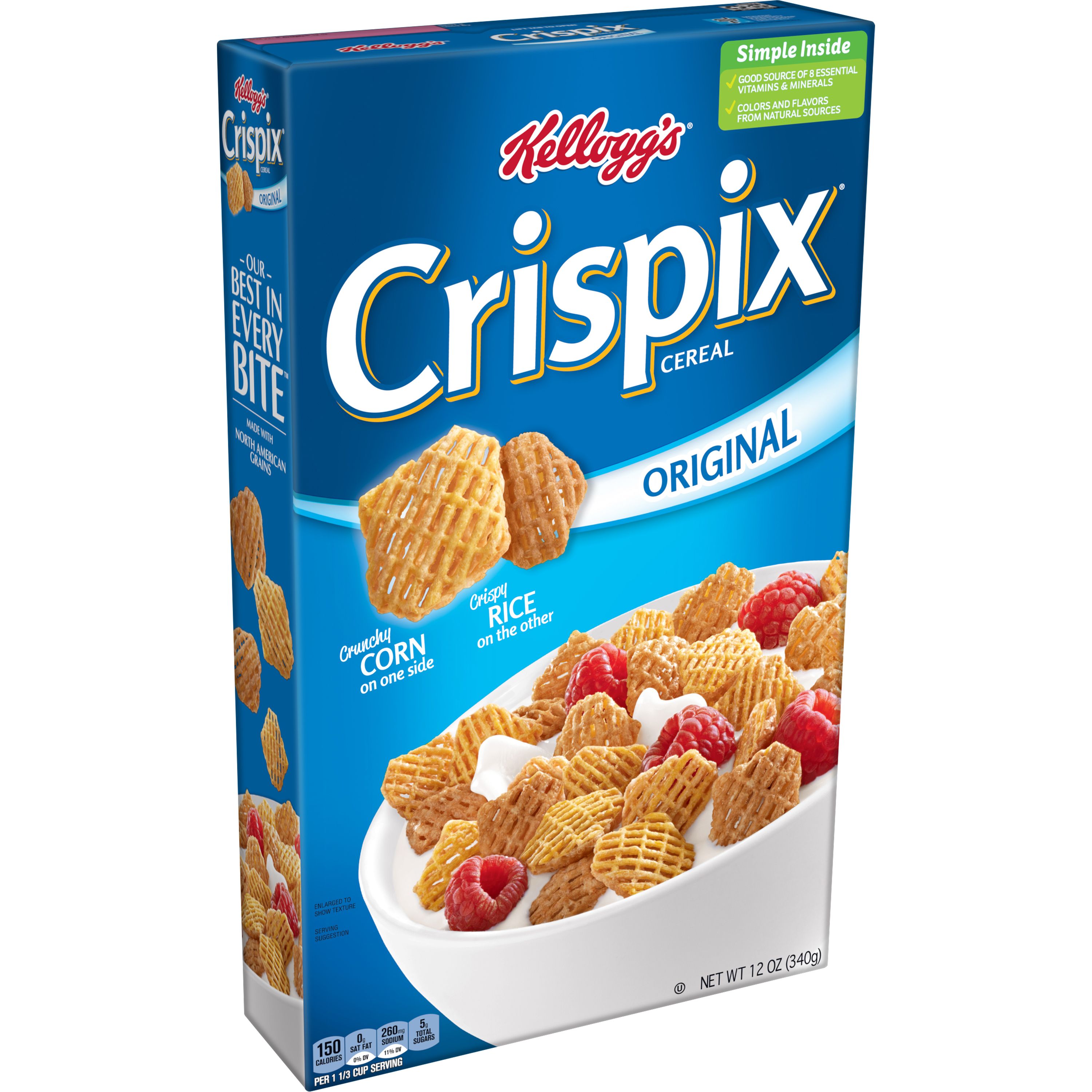 Crispix Original Breakfast Cereal, 12 OZ