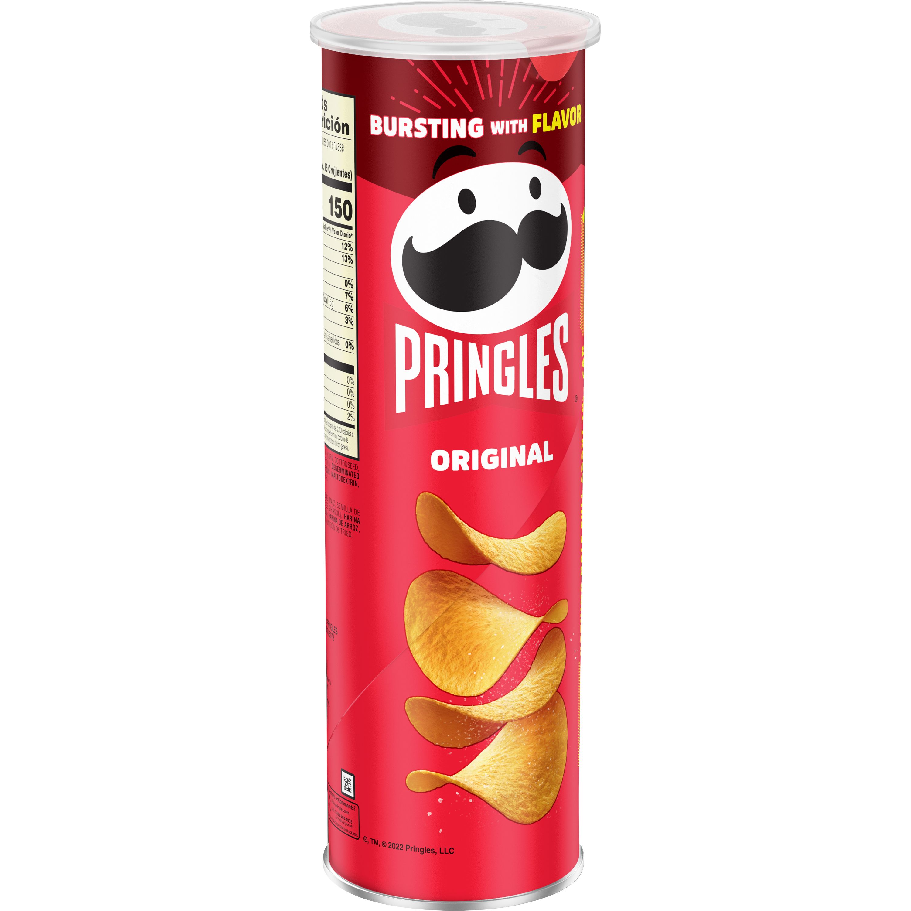 Pringles Original Potato Crisps, 5.2 oz