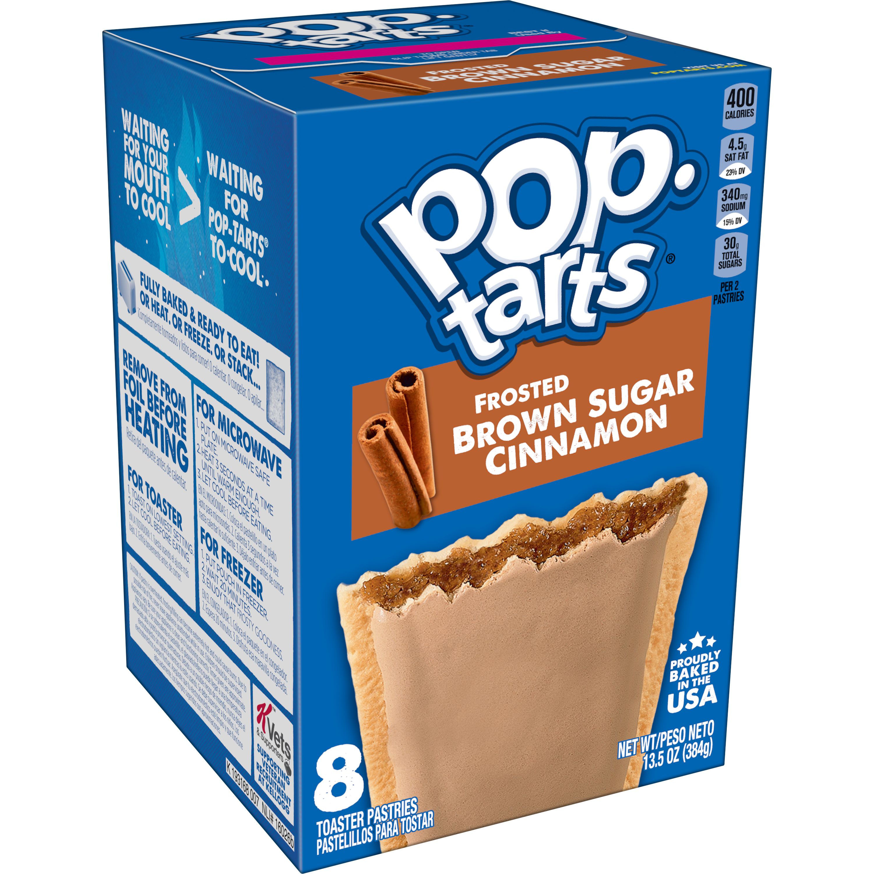 Pop-Tarts Frosted Toaster Pastries, 8 ct, 13.5 oz