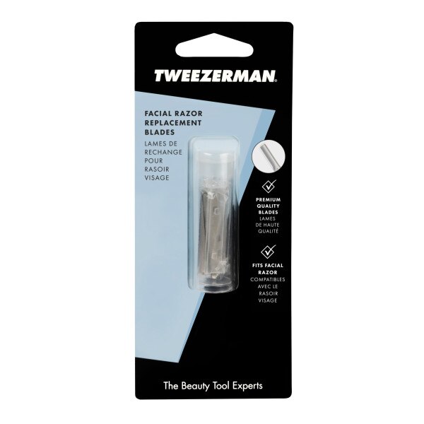 Tweezerman Facial Razor Replacement Blades