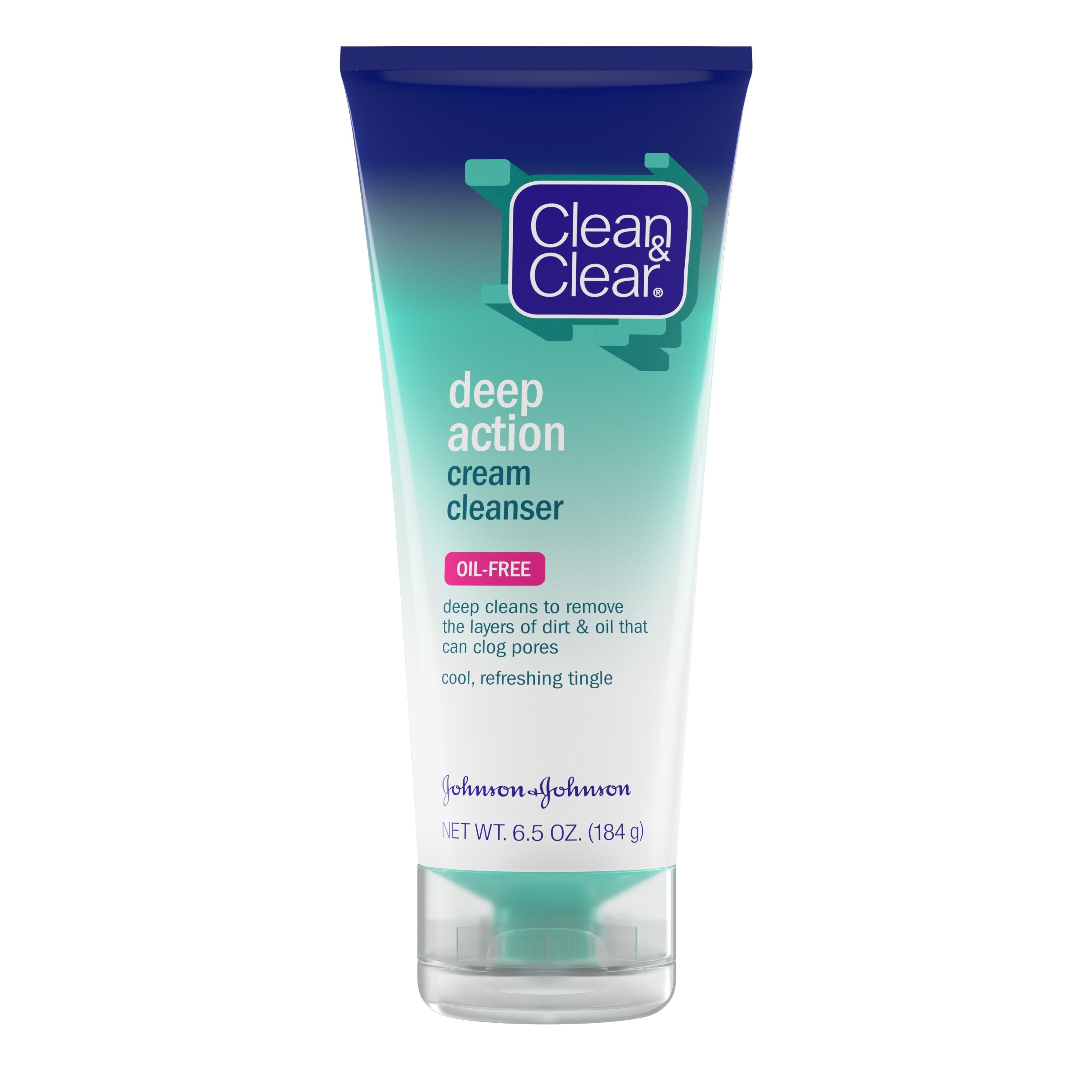 Clean & Clear Deep Action Cream Cleanser, 6.5 OZ