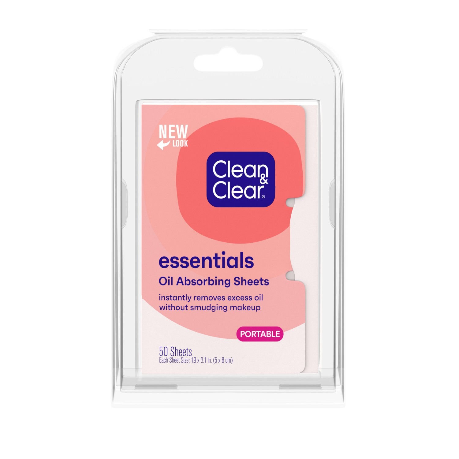 Clean & Clear Oil Absorbing Facial Sheets, 50CT