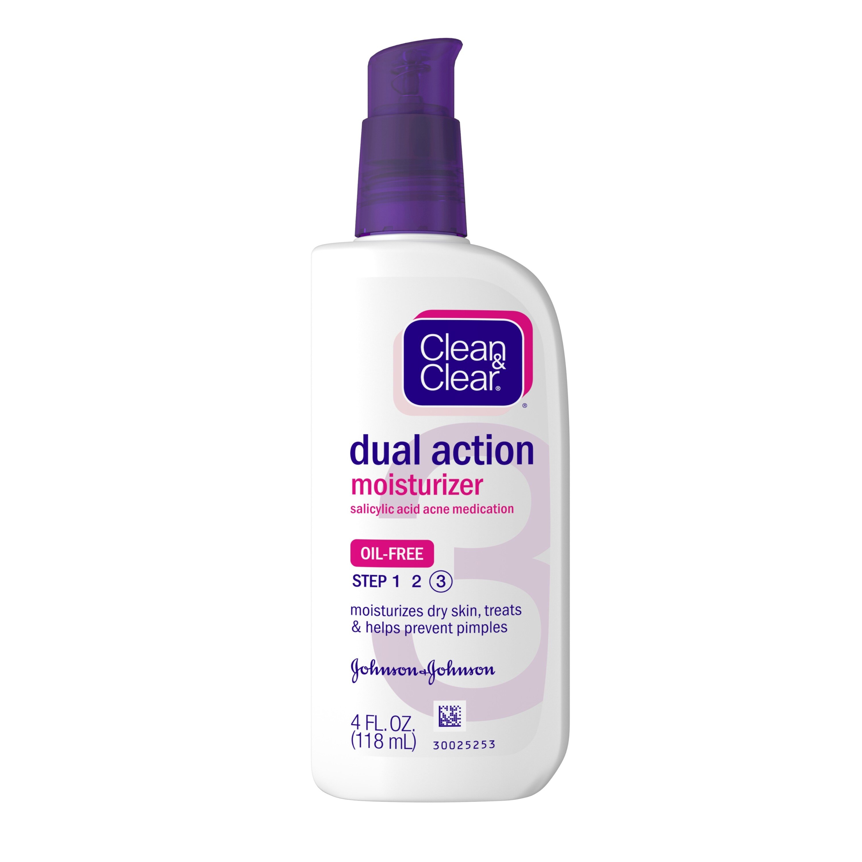 Clean & Clear Essentials Dual Action Acne Facial Moisturizer, 4 OZ