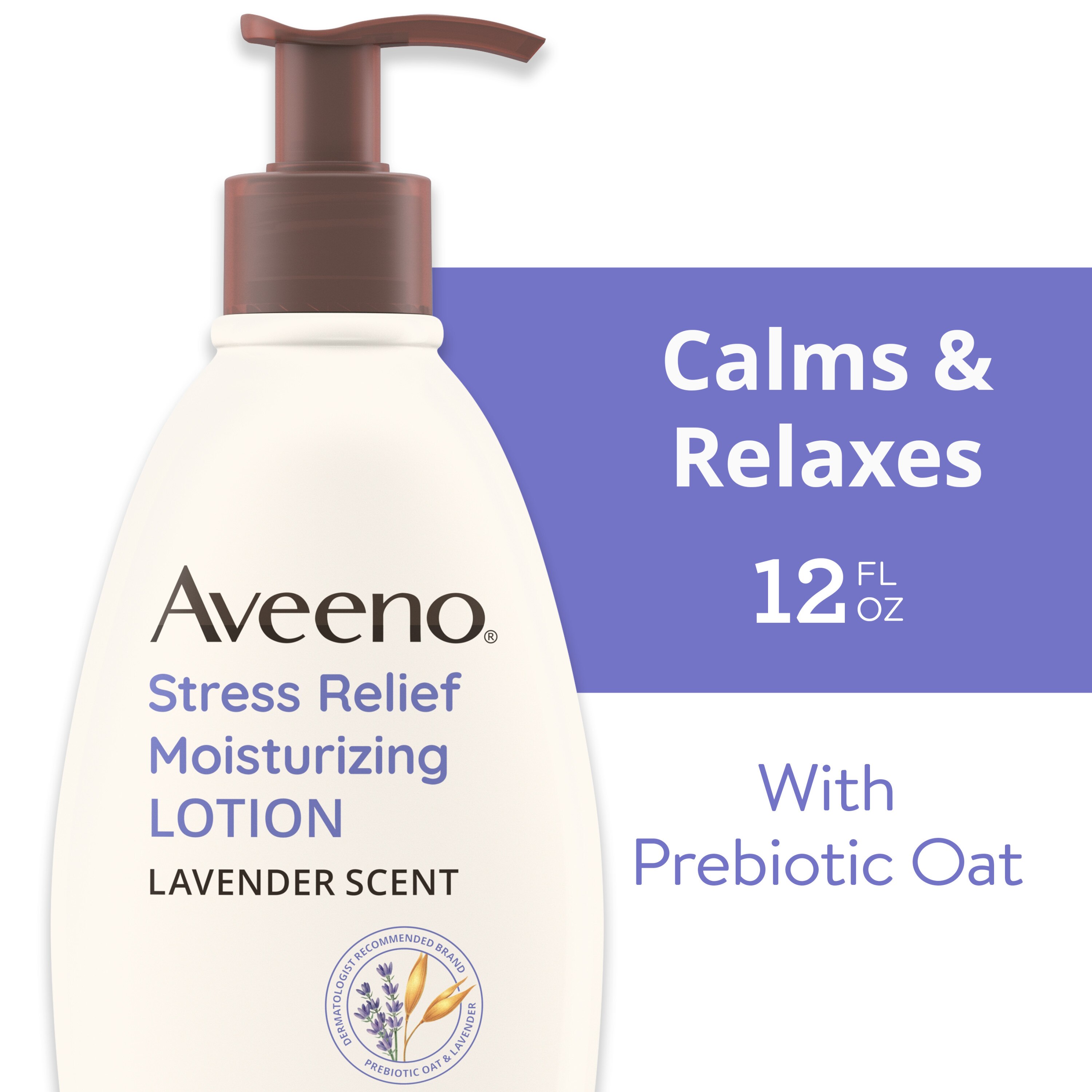 Aveeno Stress Relief Moisturizing Lotion to Calm & Relax, 12 OZ