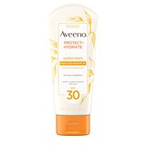 Aveeno Protect + Hydrate Lotion Sunscreen With SPF 30, 3 OZ, thumbnail image 1 of 9