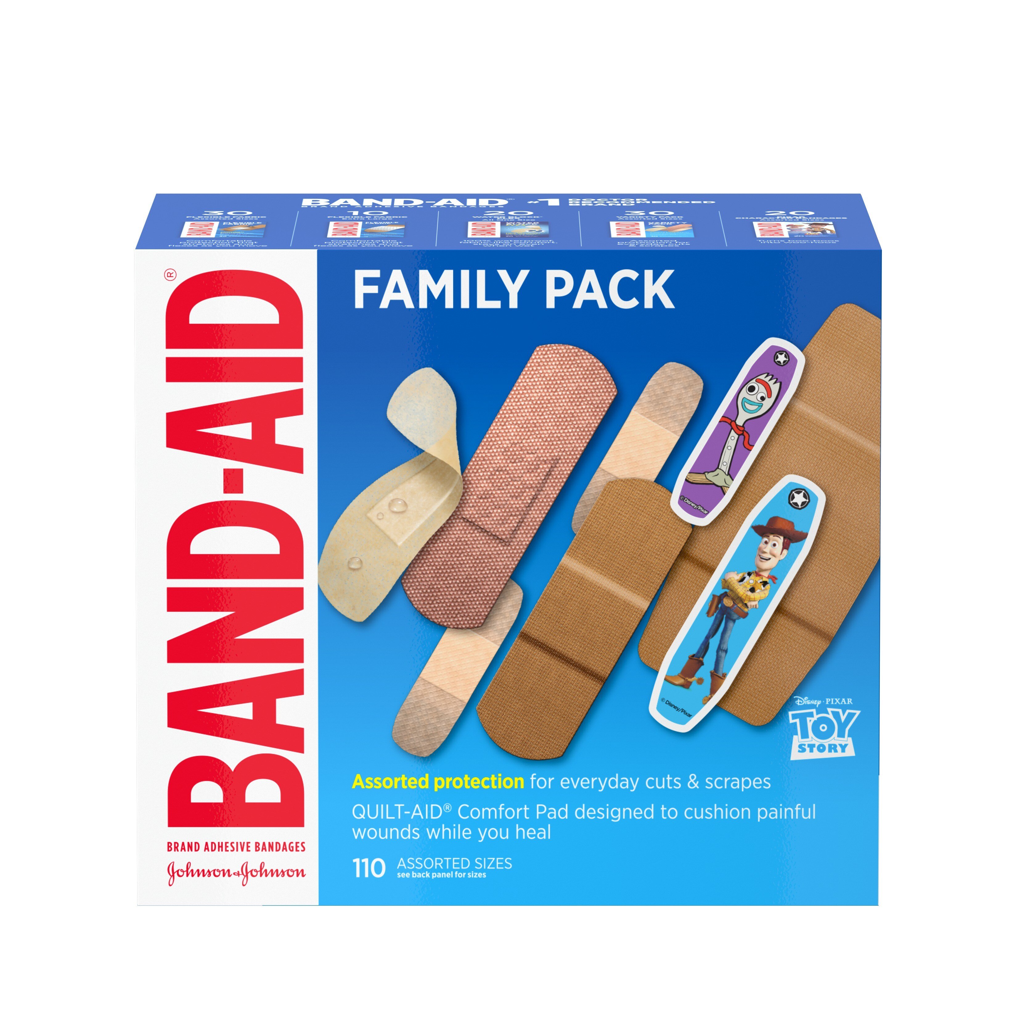 Band-Aid Brand Adhesive Bandage Family Variety Pack