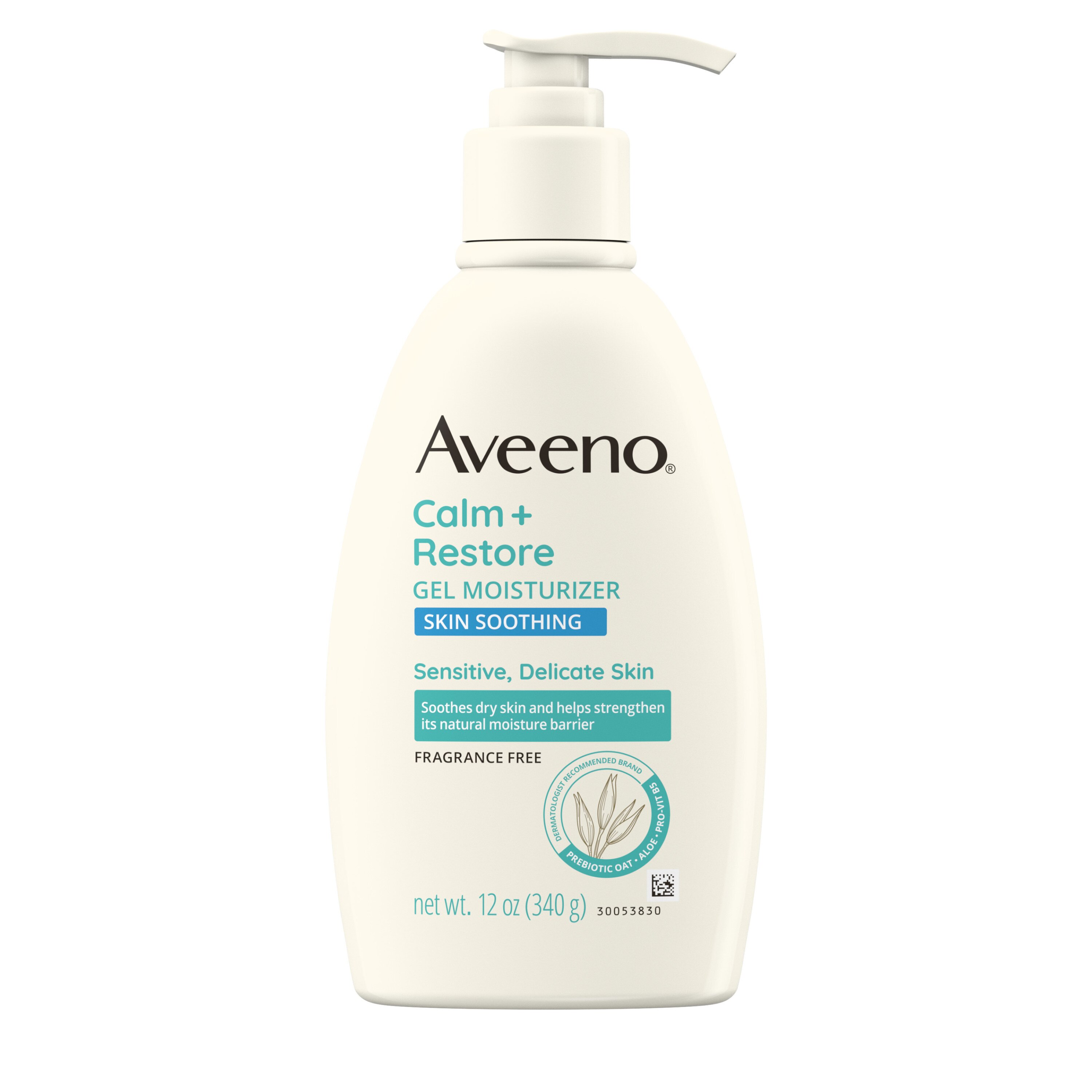 Aveeno Calm + Restore Daily Gel Body Moisturizer, 12 OZ