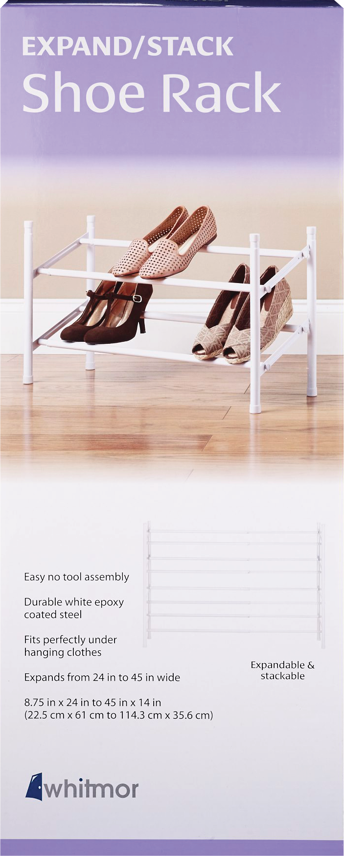 Whitmor Expand/Stack Shoe Rack