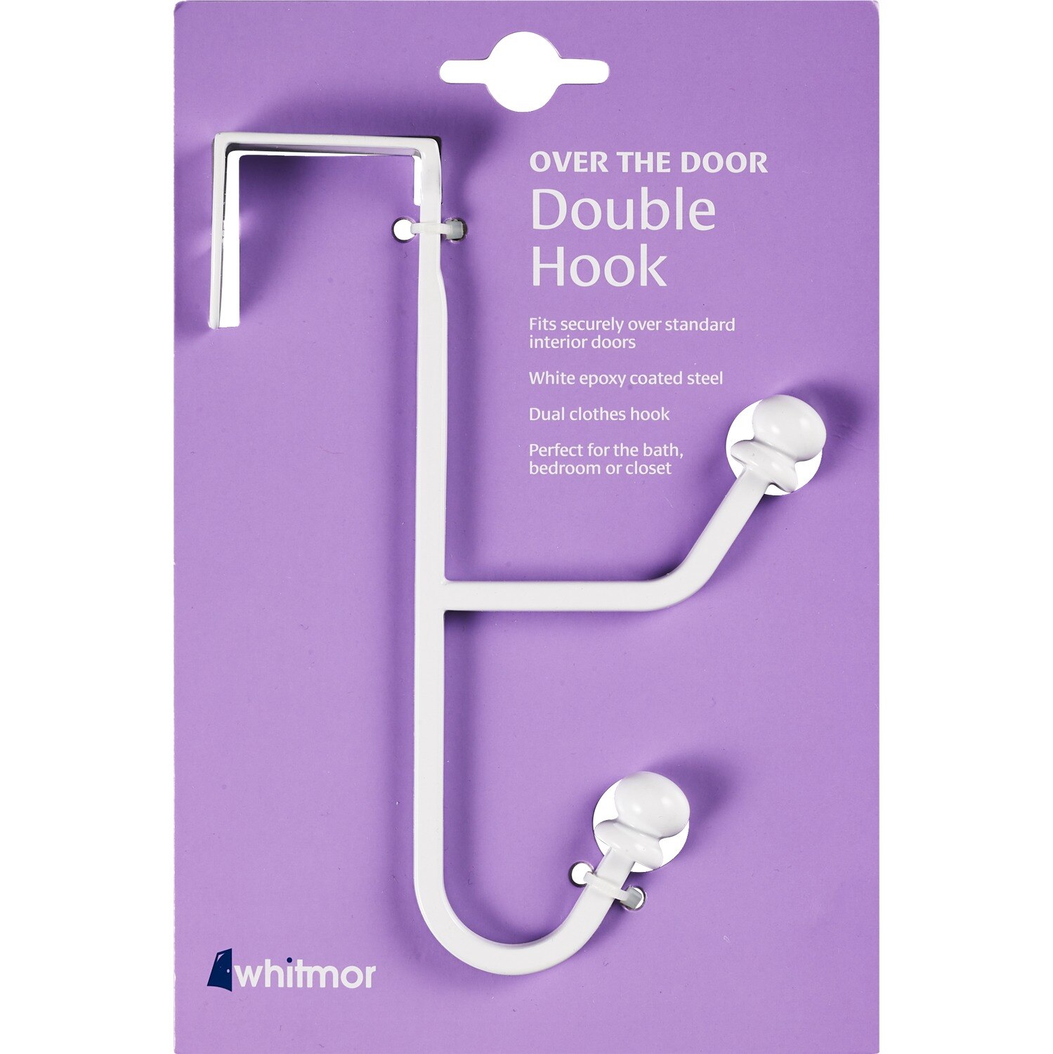 Whitmor Over the Door Dual Hook