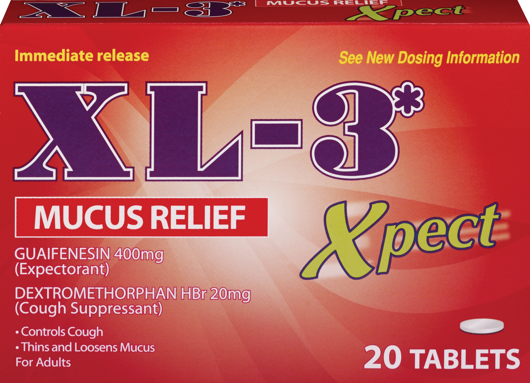 XL-3 Mucus Relief Tablets