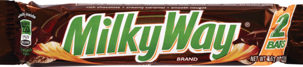 Milky Way Milk Chocolate ToGo Sharing Size Candy Bar, 3.63 oz