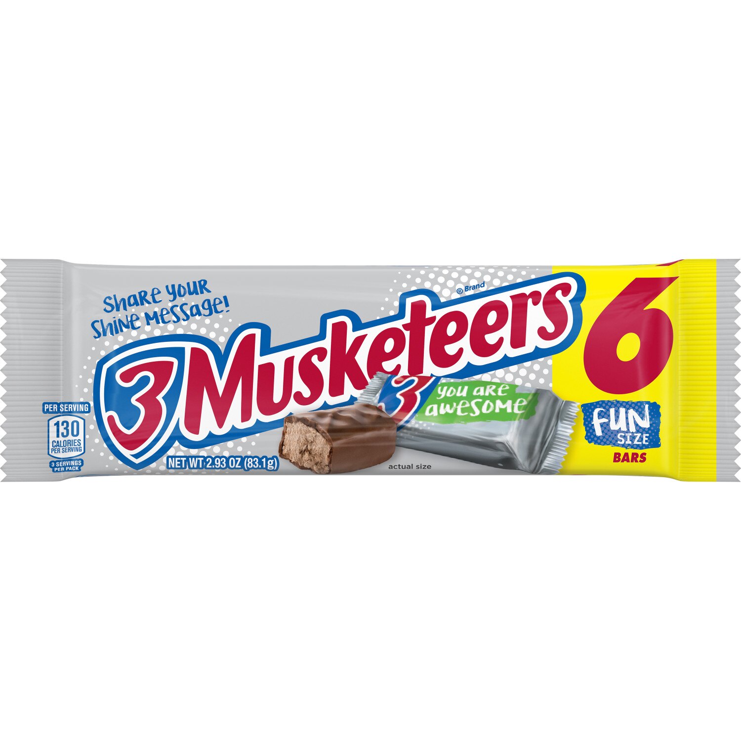 3 Musketeers Chocolate Candy Bar