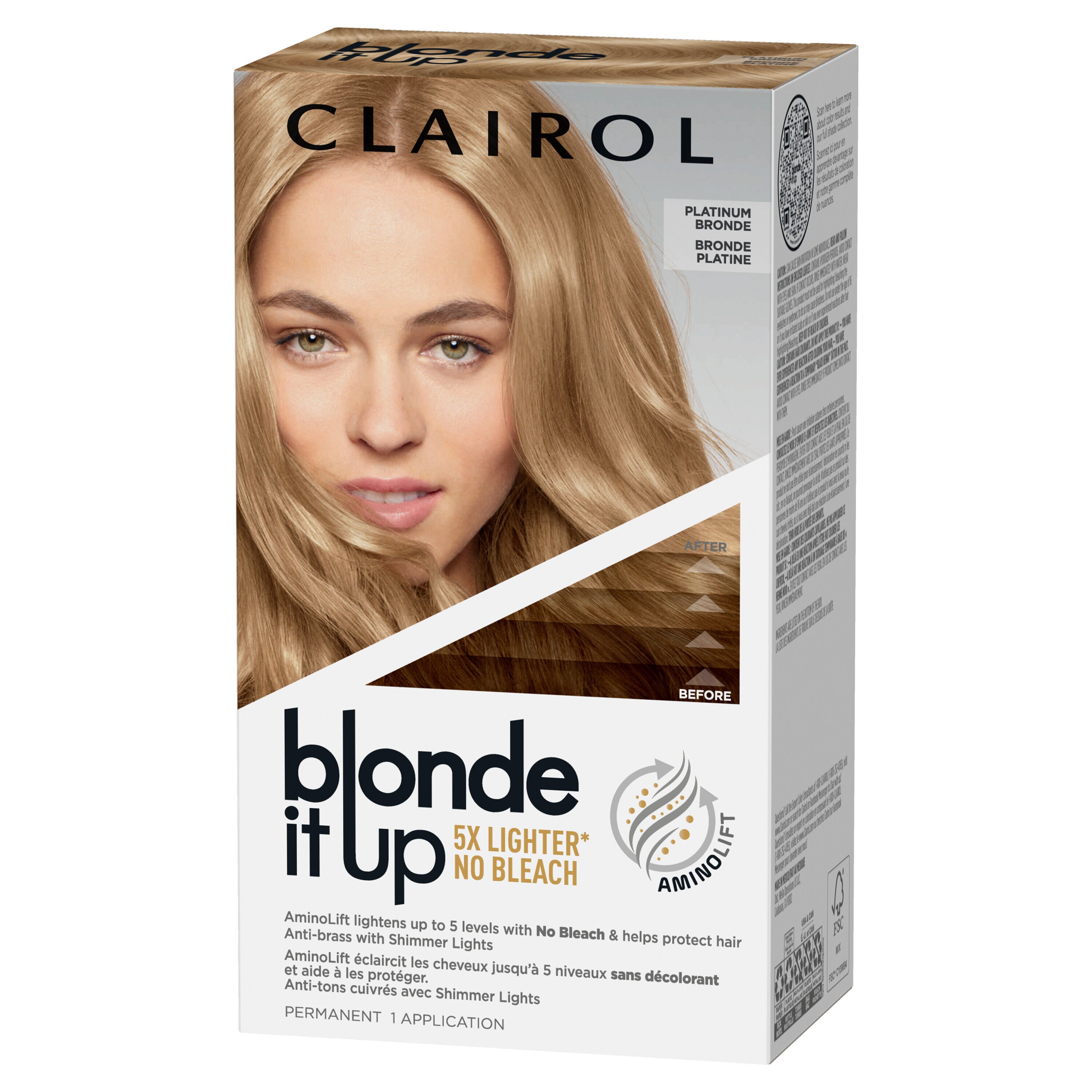 Clairol Blonde It Up Permanent Hair Color, Platinum Blonde