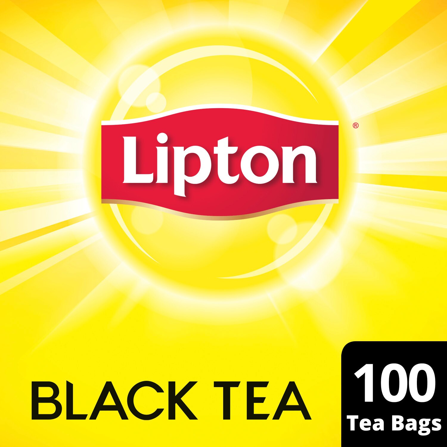 Lipton Tea Bags, Black Tea, 100 ct, 8 oz