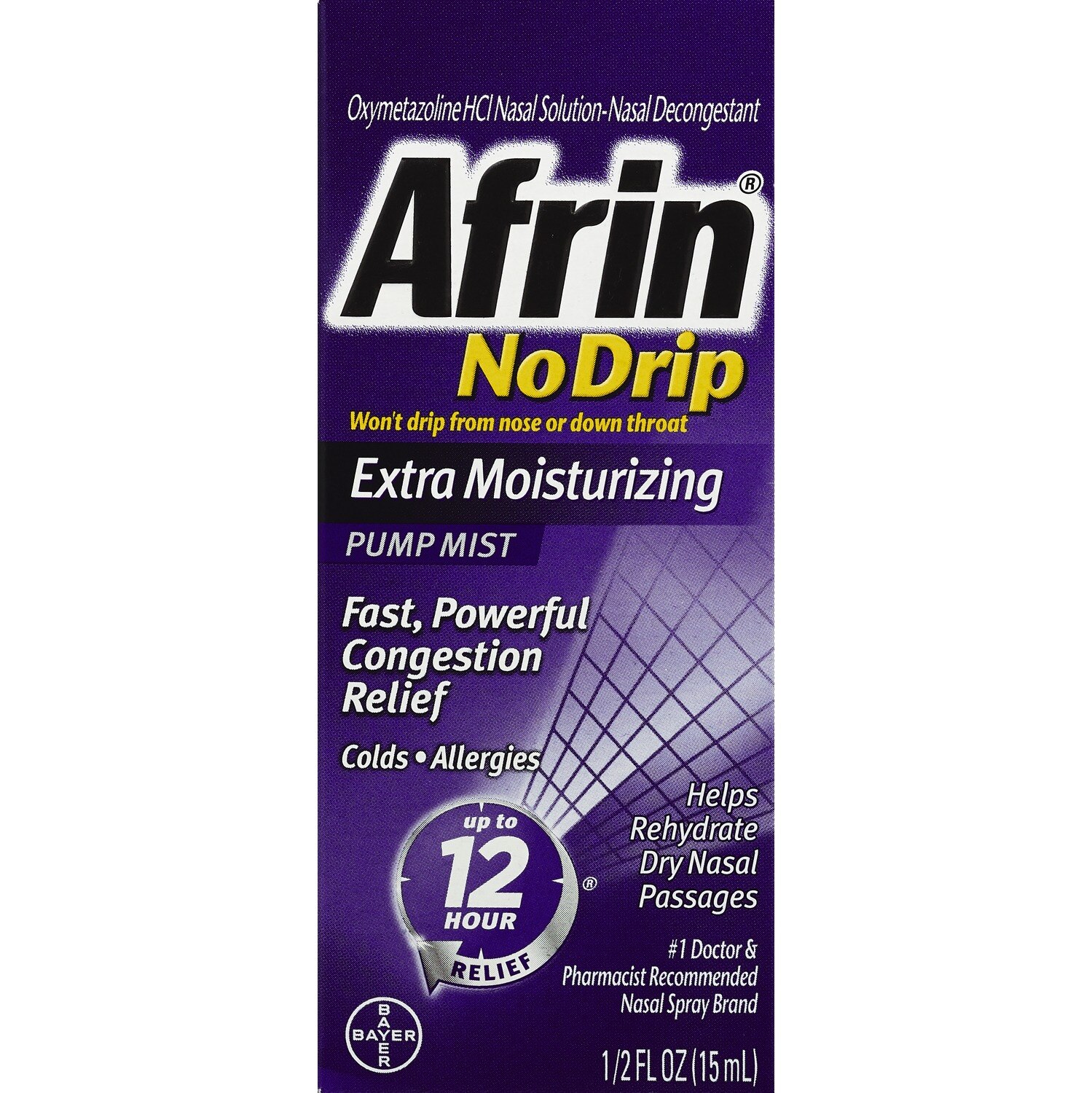 Afrin No Drip 12HR Extra Moisturizing Nasal Spray