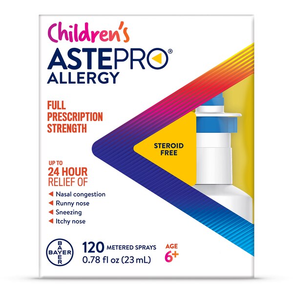 Astepro Children's 24HR Steroid Free Allergy Relief Spray, Azelastine HCl