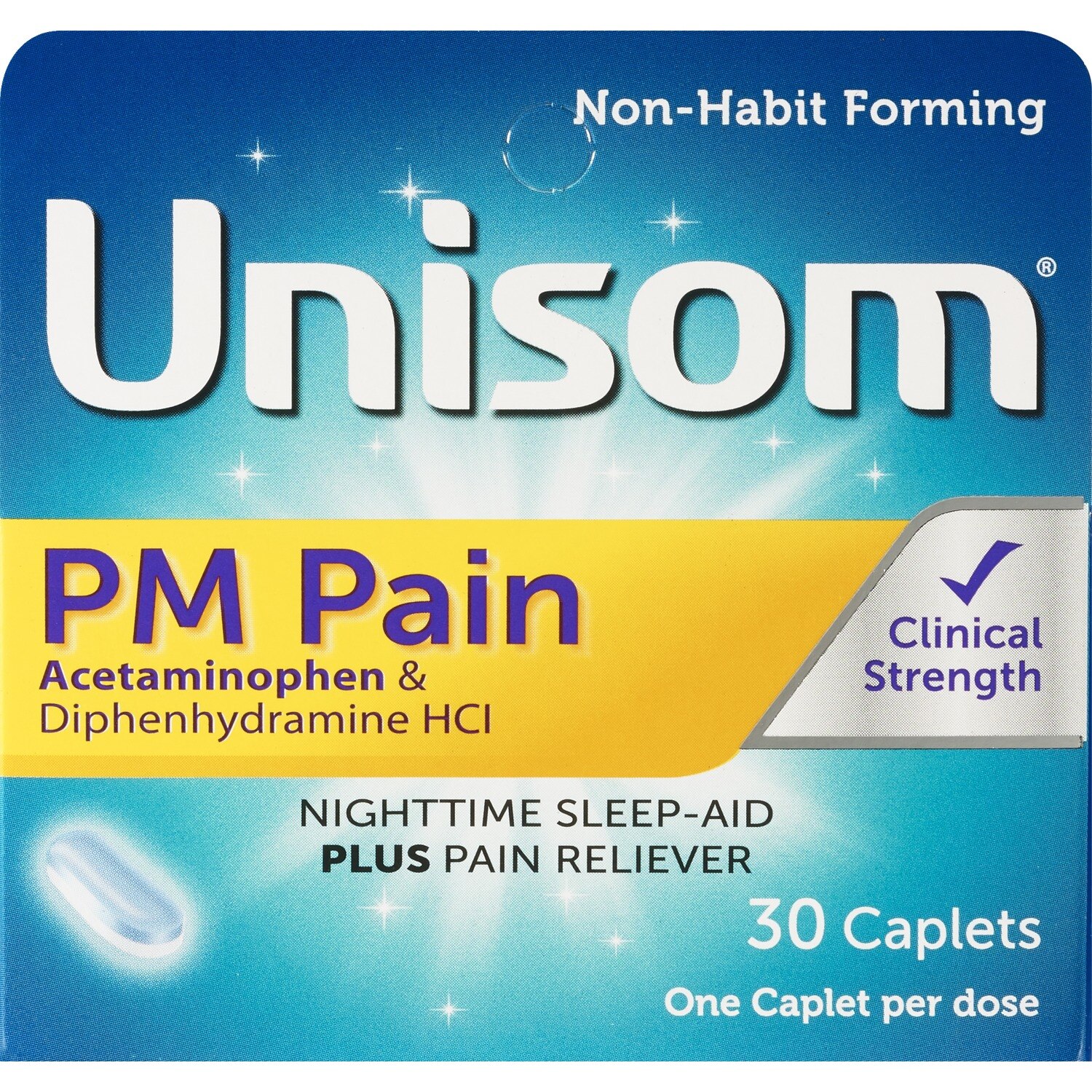 Unisom PM Pain Caplets, 30 CT