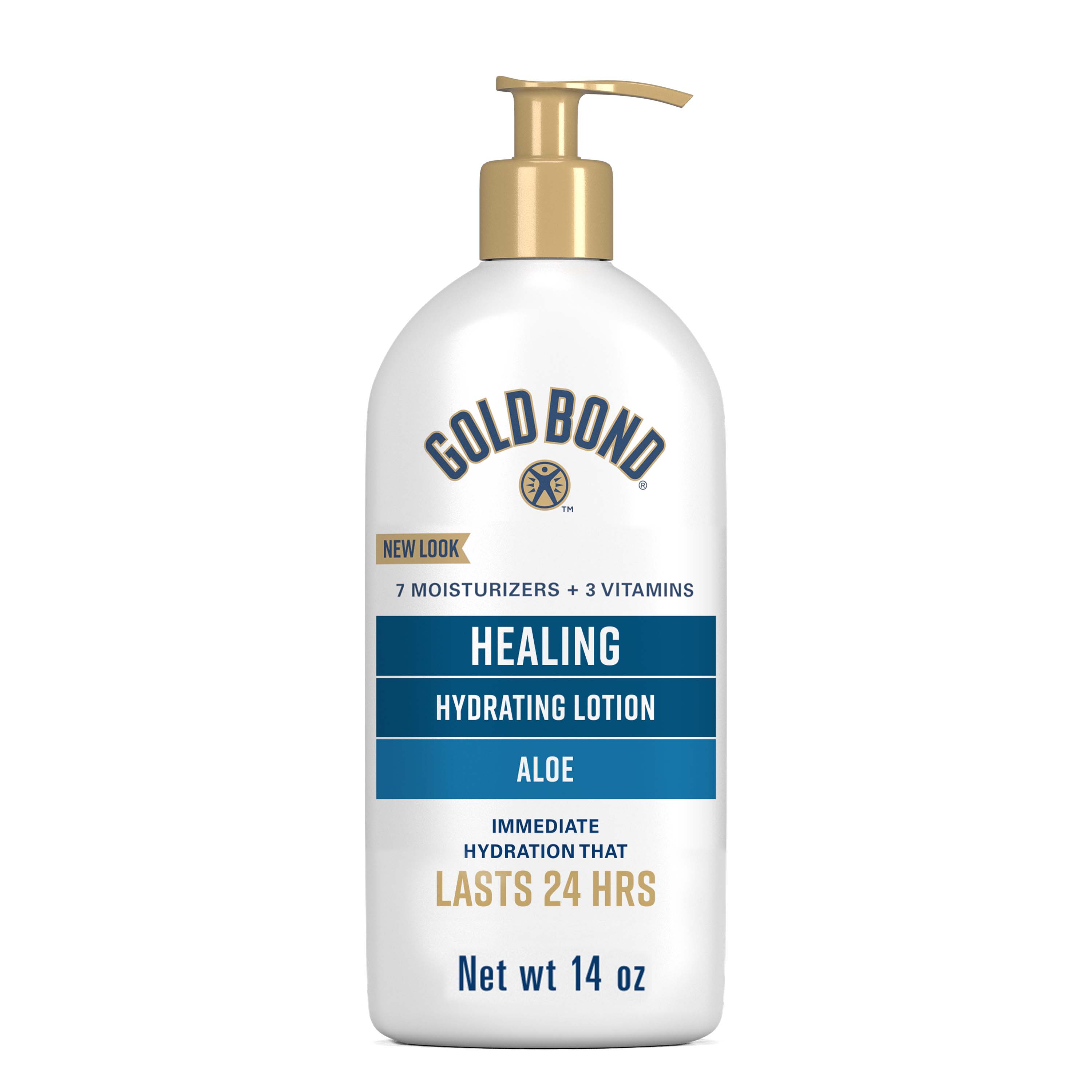 Gold Bond Ultimate Healing Skin Therapy Lotion With Aloe, Non-Greasy & Hypoallergenic