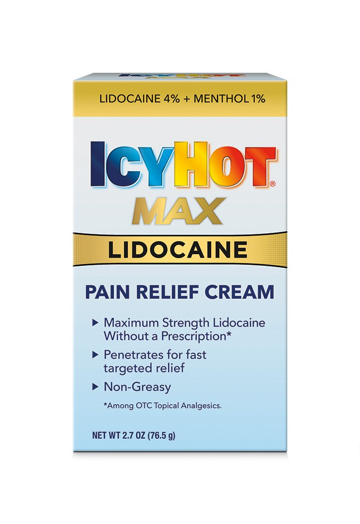 Icy Hot Max Lidocaine Pain Relief Cream