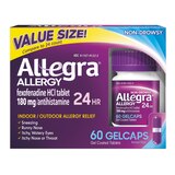 Allegra Allergy 24HR Non Drowsy Antihistamine Gelcaps, thumbnail image 1 of 7