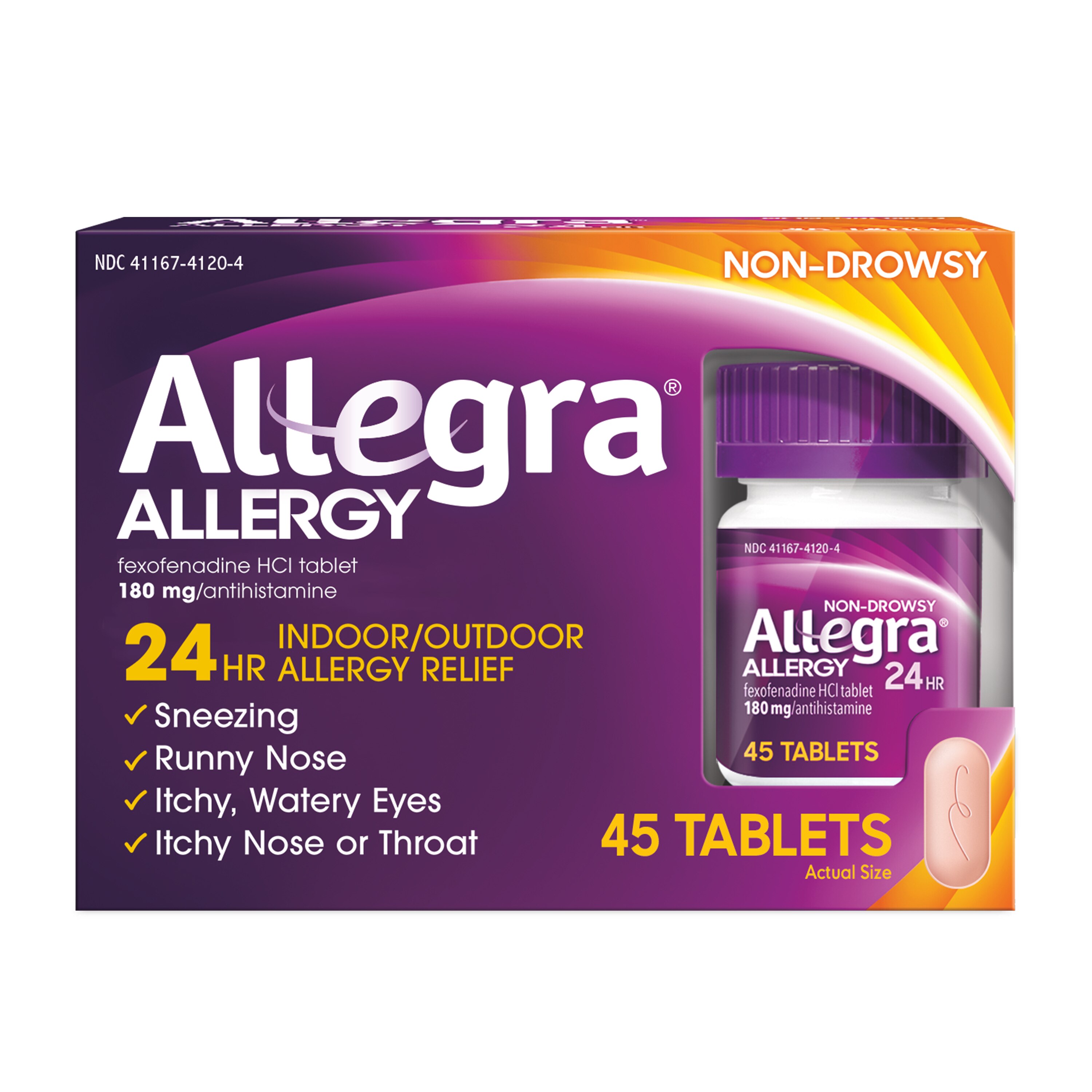 Allegra Allergy 24HR Non Drowsy Antihistamine Tablets