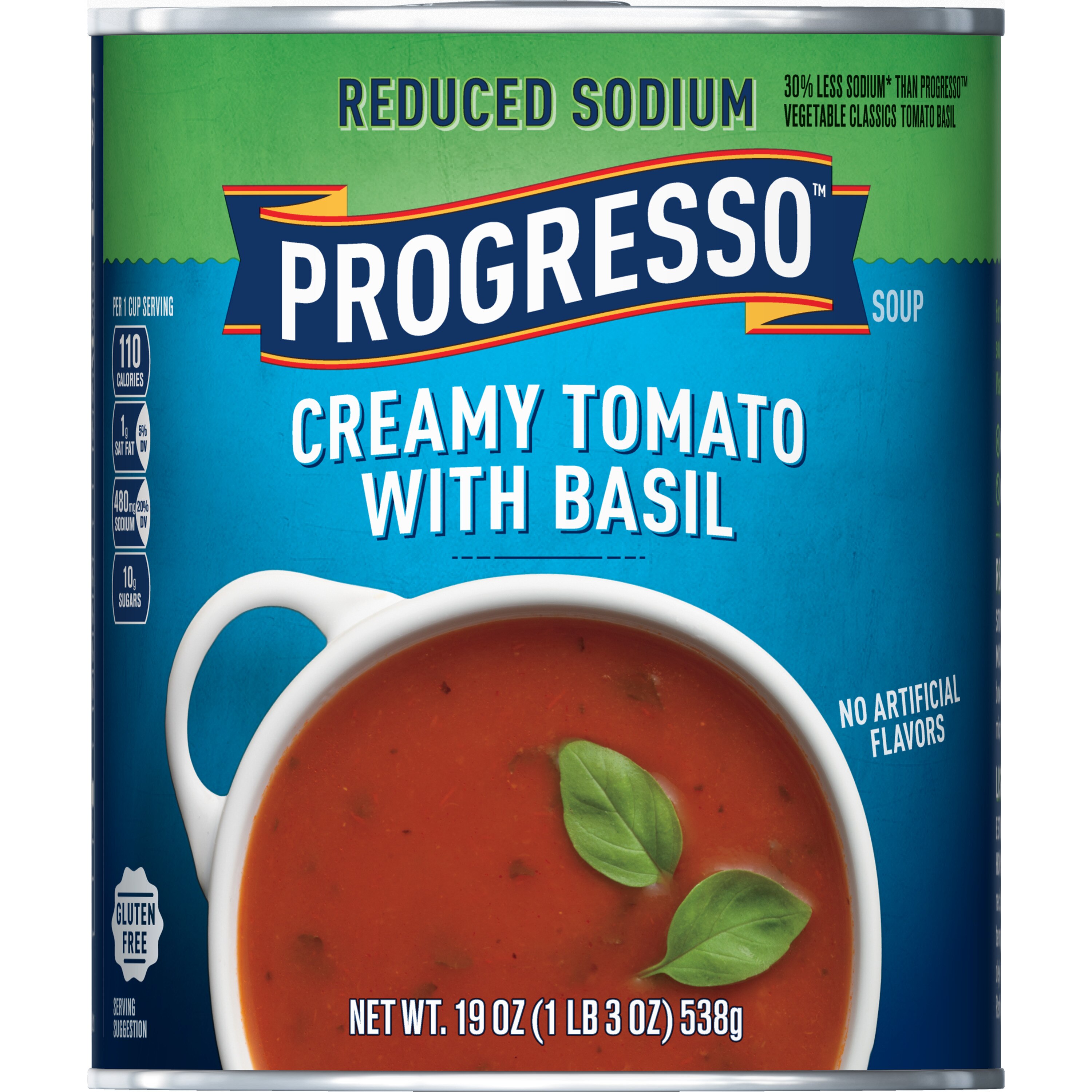 Progresso Reduced Sodium Creamy Tomato Basil Soup