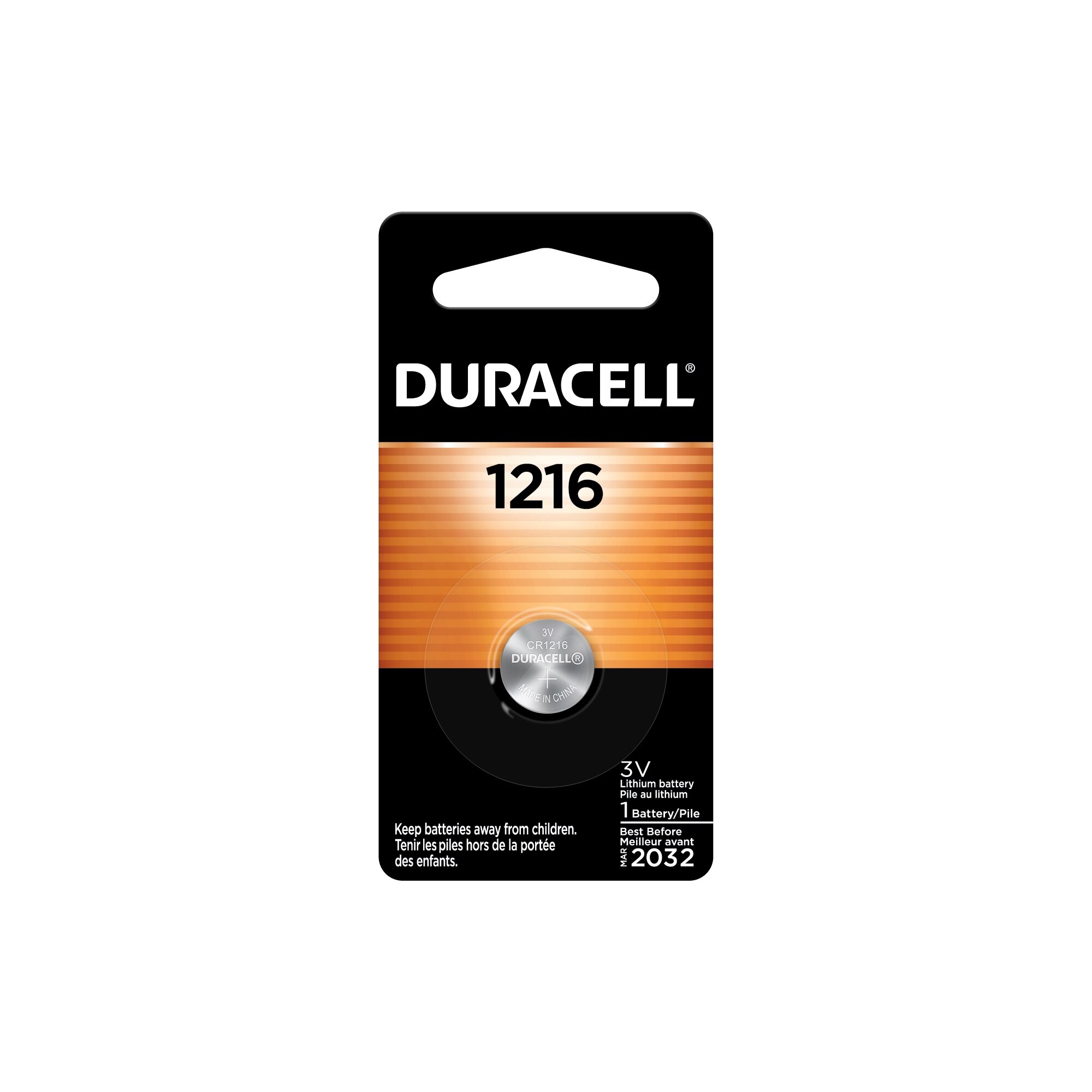 Duracell 1216 LiCoin Battery, 1-Pack