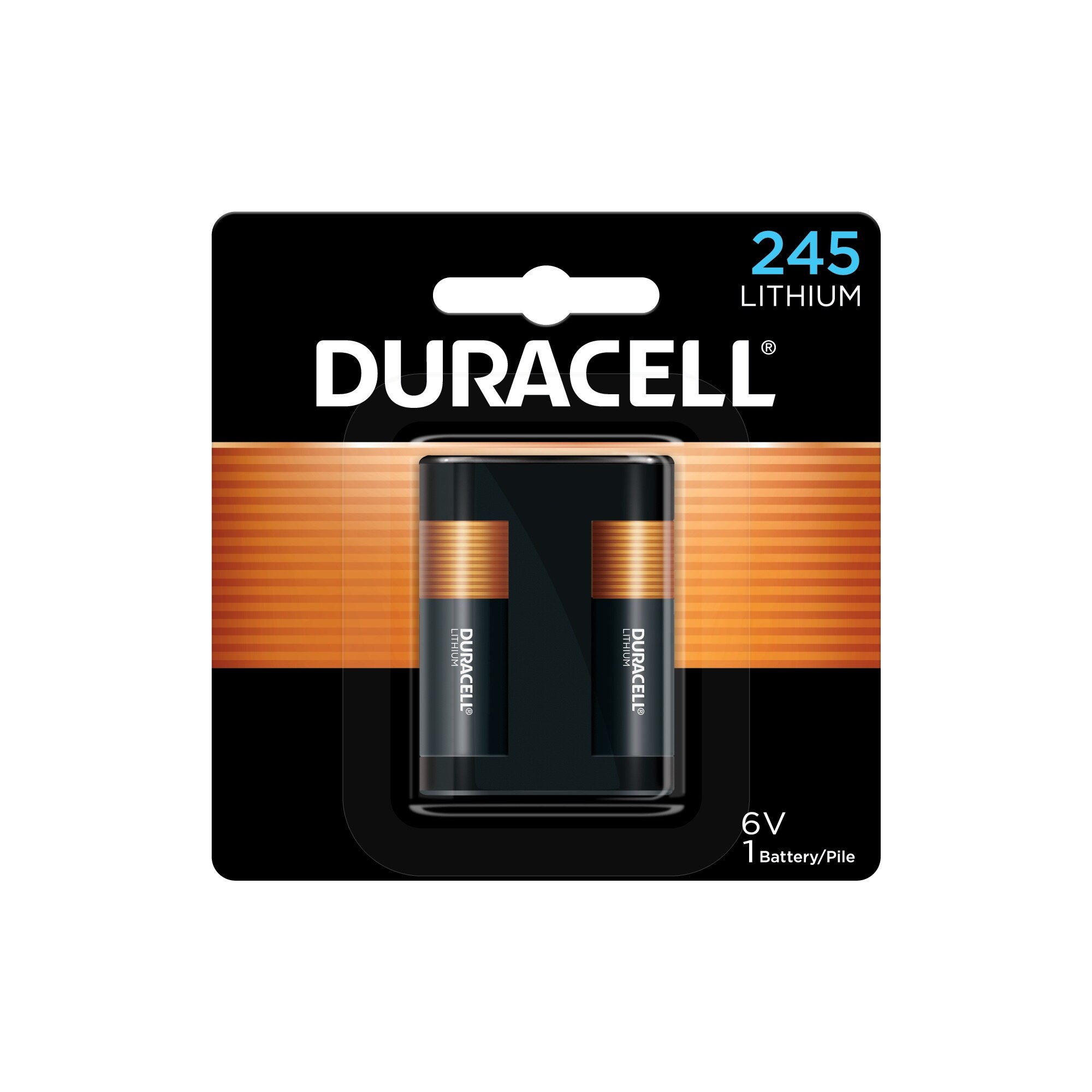 Duracell 245 High Power Lithium Battery, 1-Pack