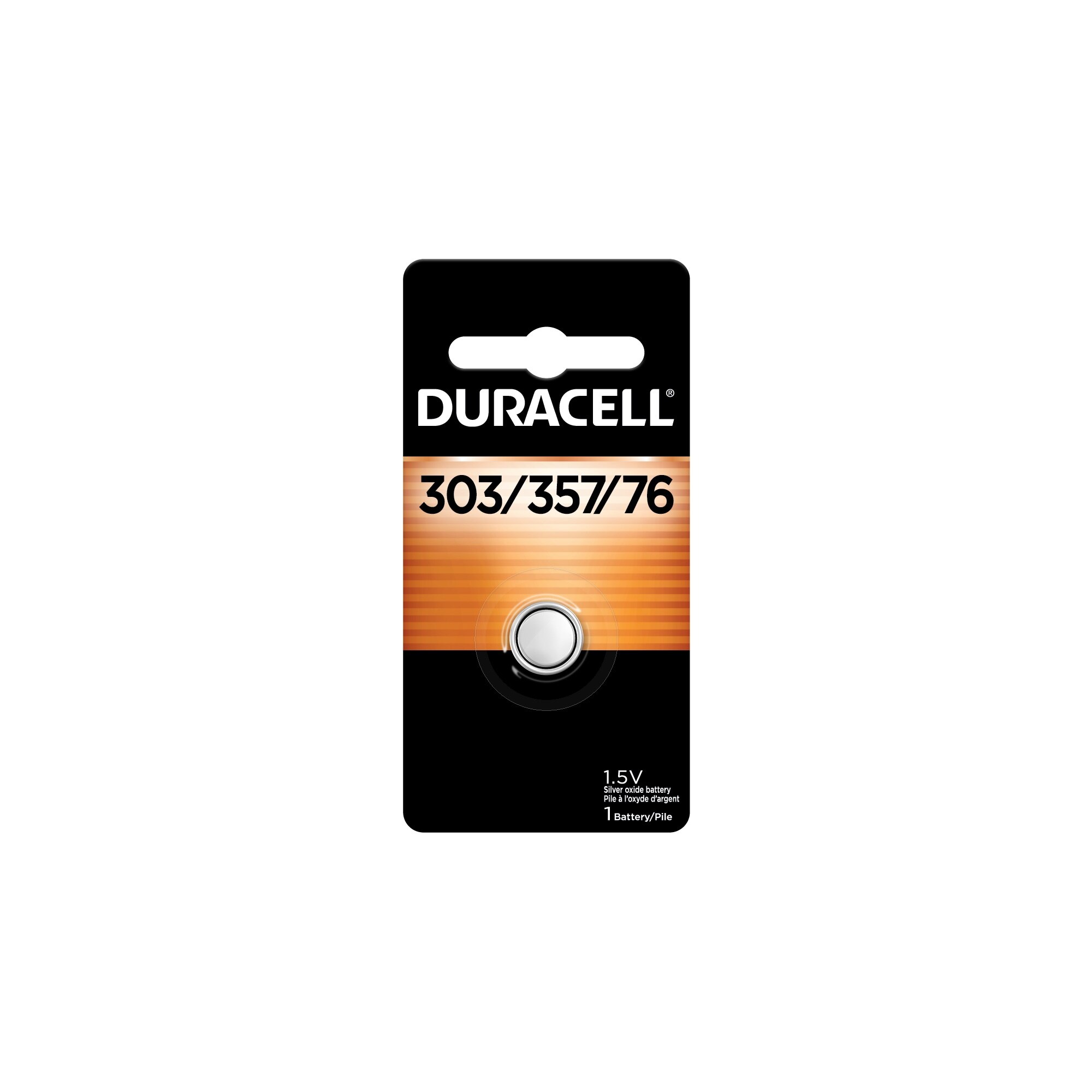 Duracell 303/357/76 Silver Oxide Batteries