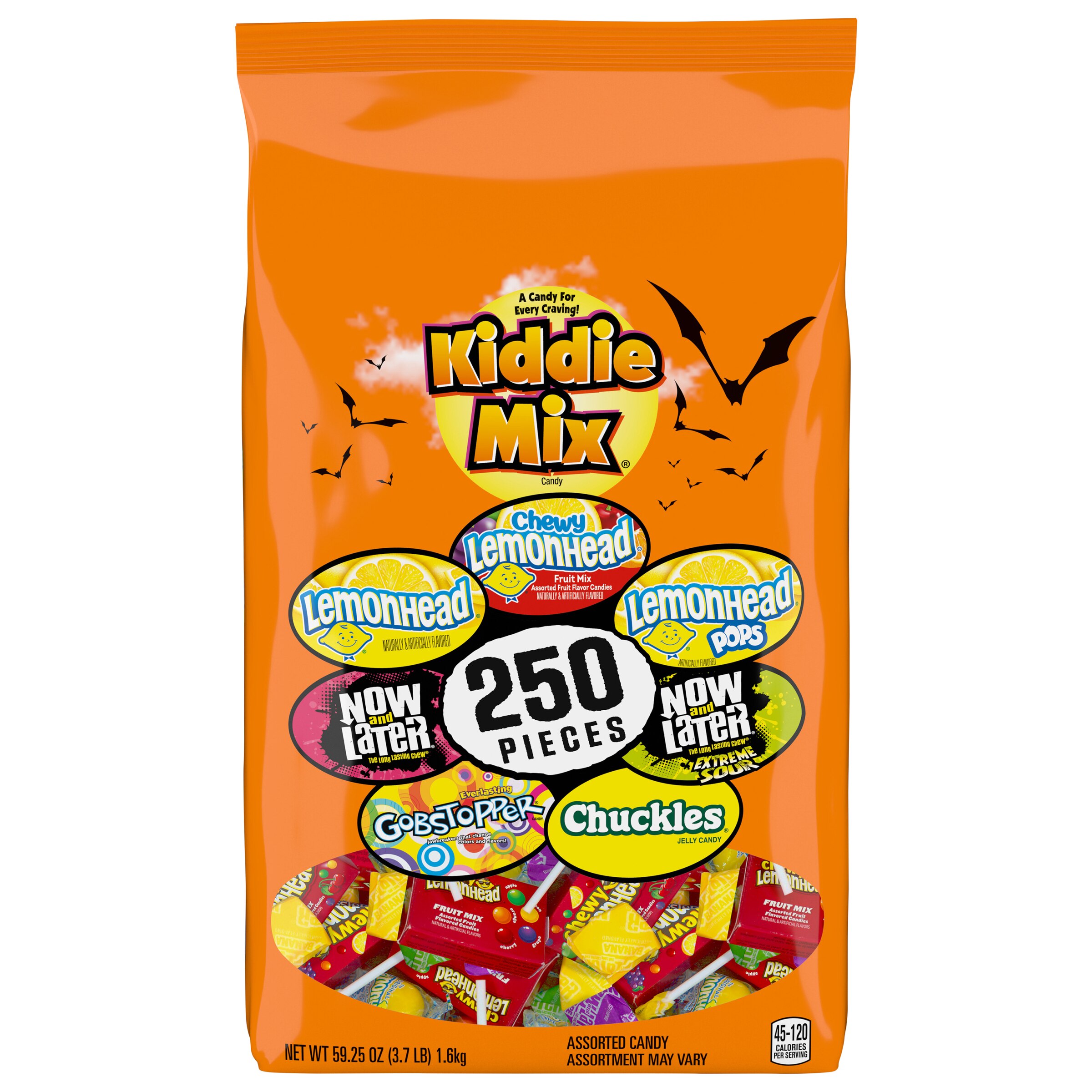 Lemonheads, Kiddie Mix Mixed Bag, 250 ct, 59.25 oz