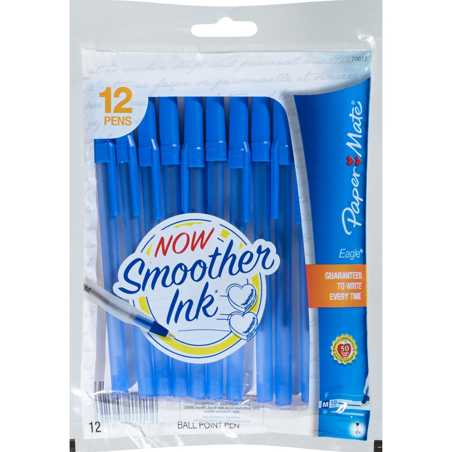 Papermate Eagle Ball Point Pens Blue