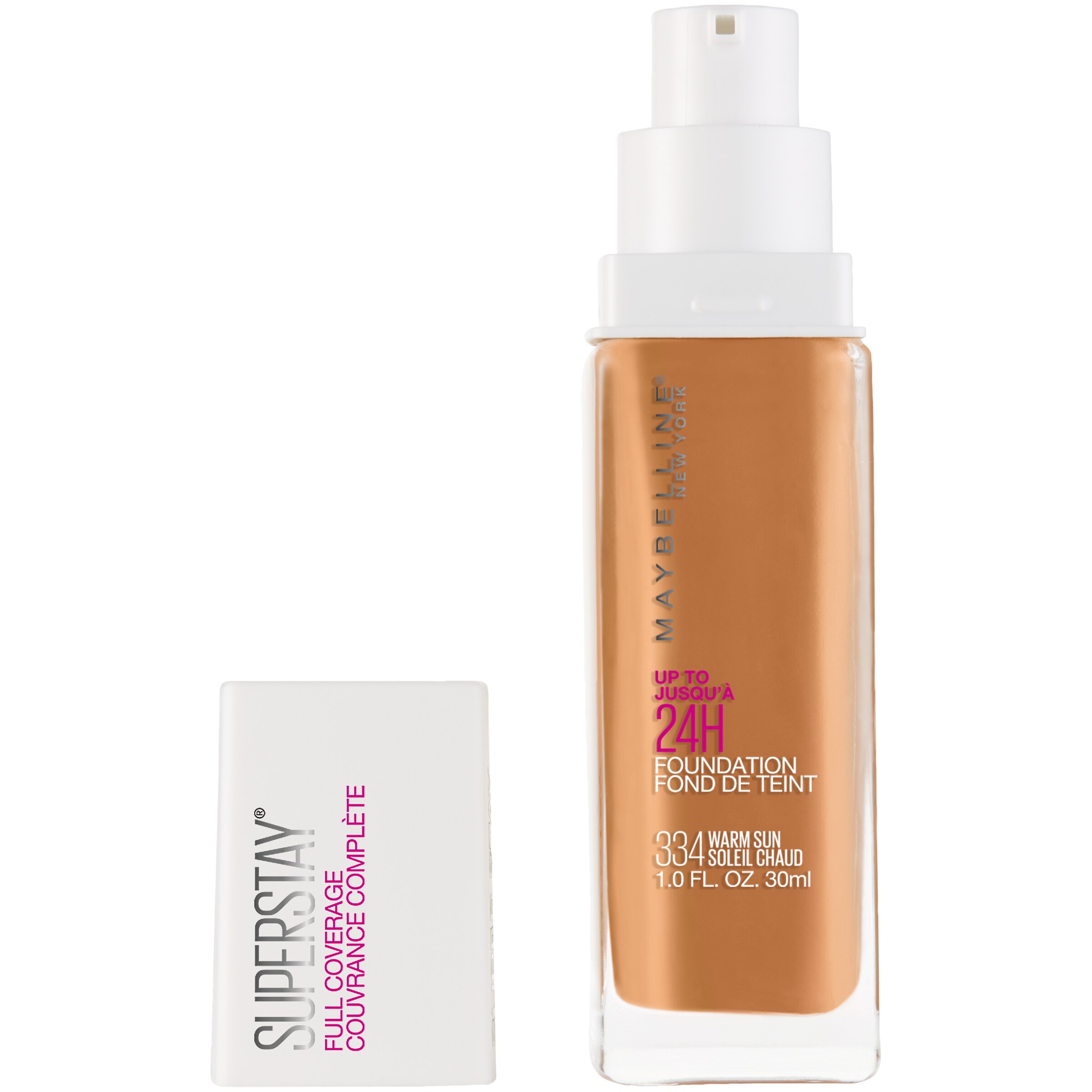 Maybelline SuperStay Full Coverage Foundation, Warm Sun