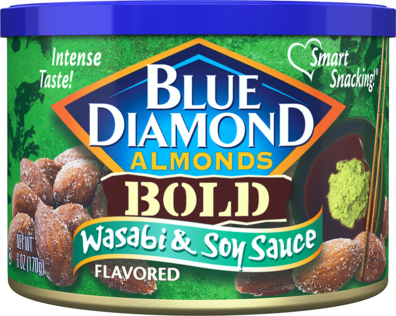 Blue Diamond Almonds Bold, Wasabi & Soy Sauce, 6 oz