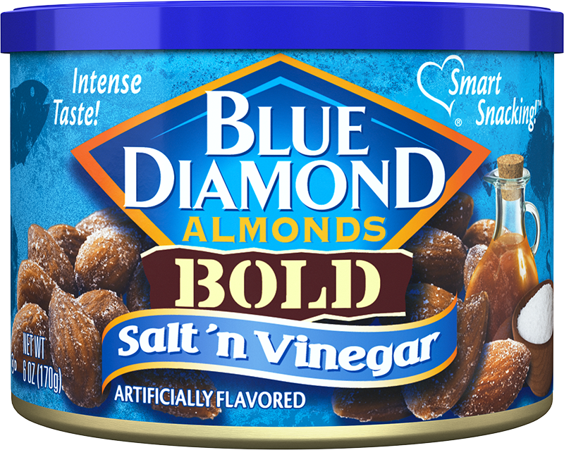 Blue Diamond Bold Salt 'n Vinegar Almonds, 6 oz