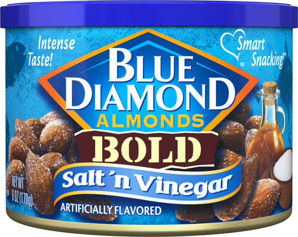 Blue Diamond Bold Salt 'n Vinegar Almonds, 6 oz