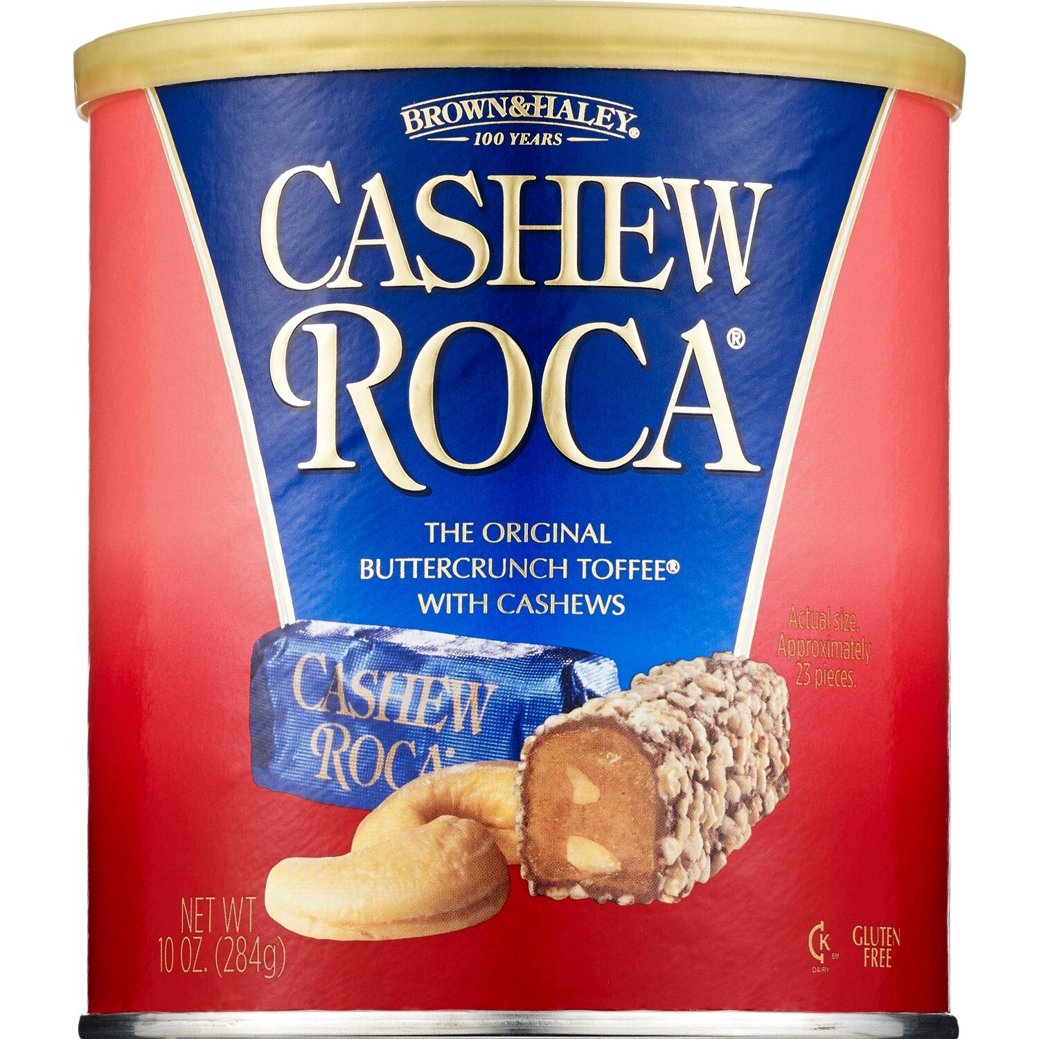 Brown & Haley Cashew Roca Canister