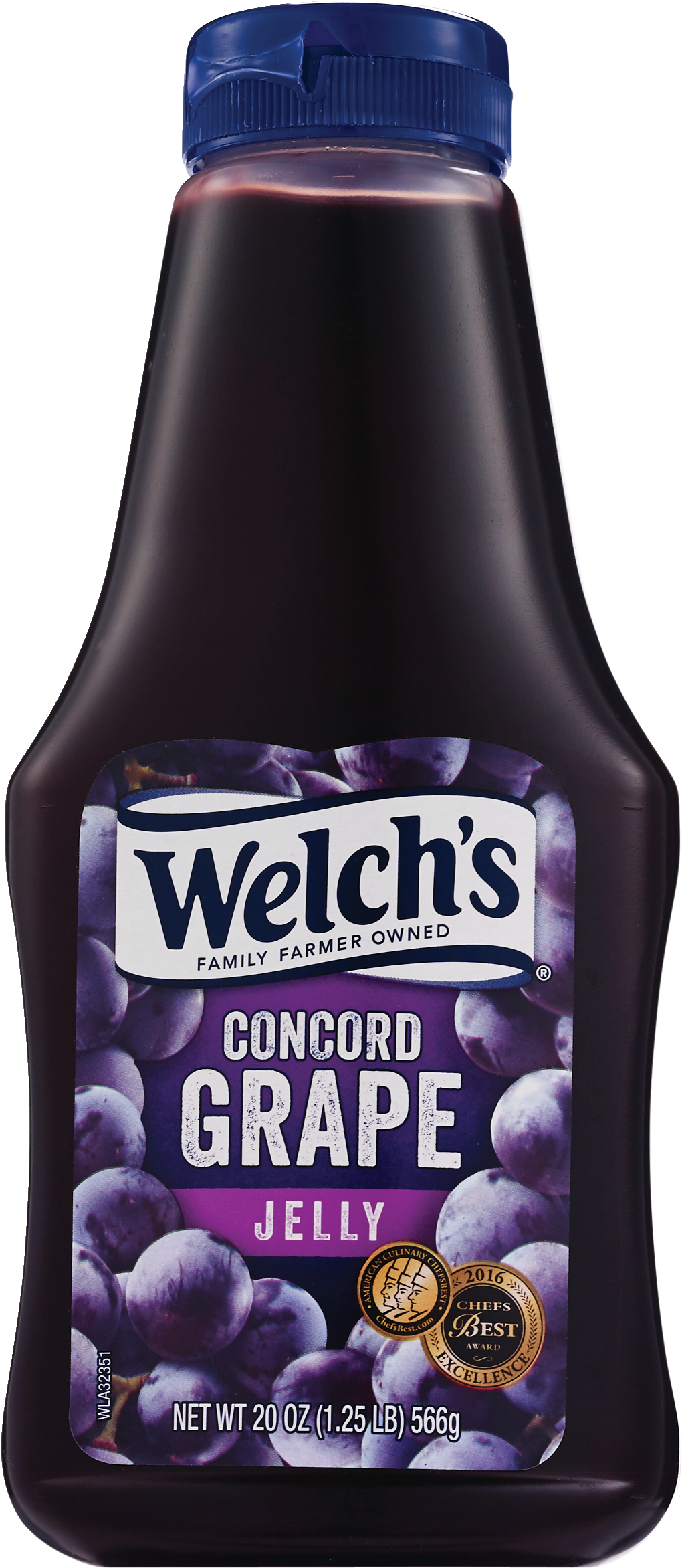 Welch's Concord Grape Squeezable Jelly, 20 oz