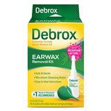 Debrox Earwax Removal Kit, 0.5 fl oz Ear Drops & Bulb Ear Syringe, thumbnail image 1 of 6