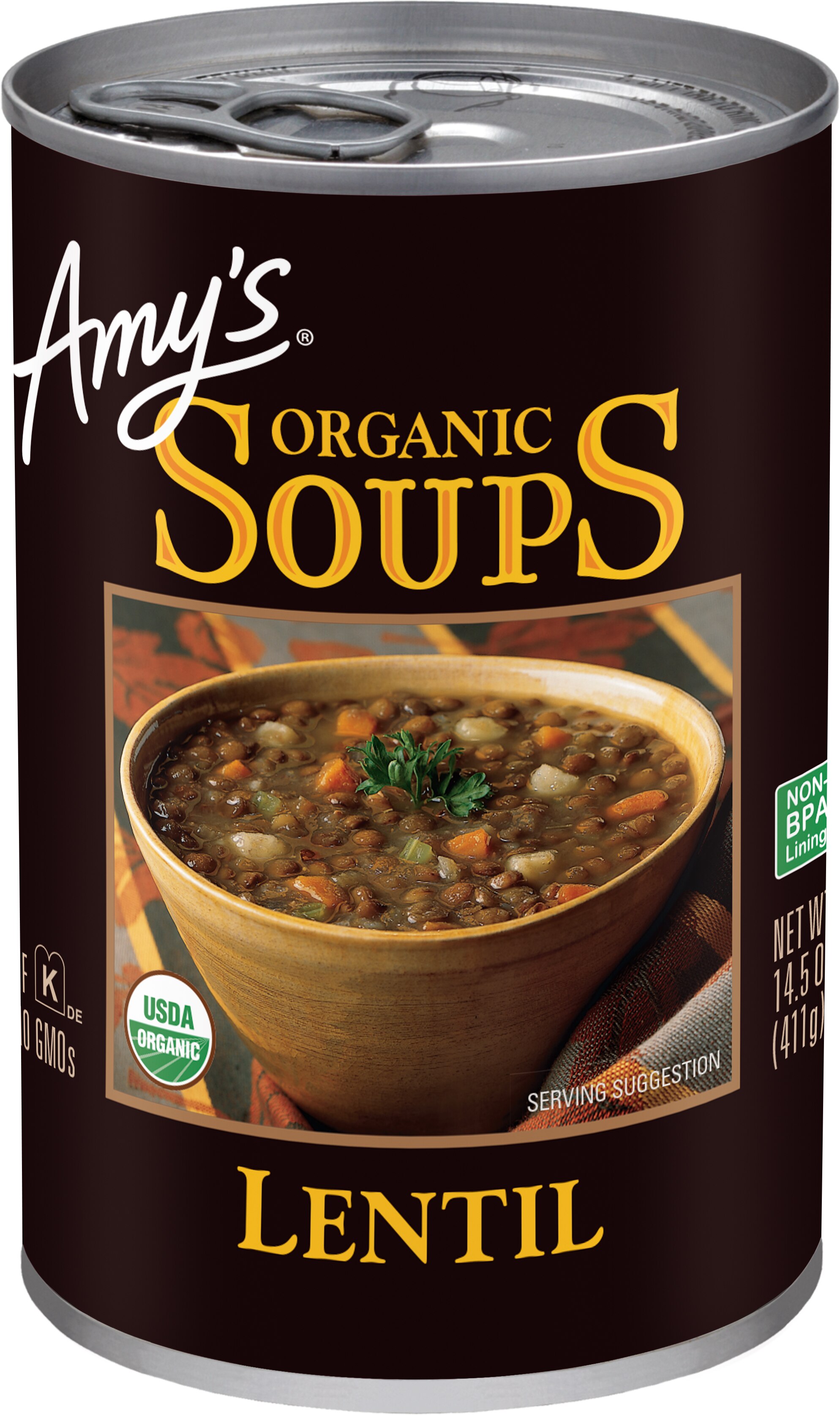 Amy's Kitchen Organic Lentil Soup, 14.5 OZ