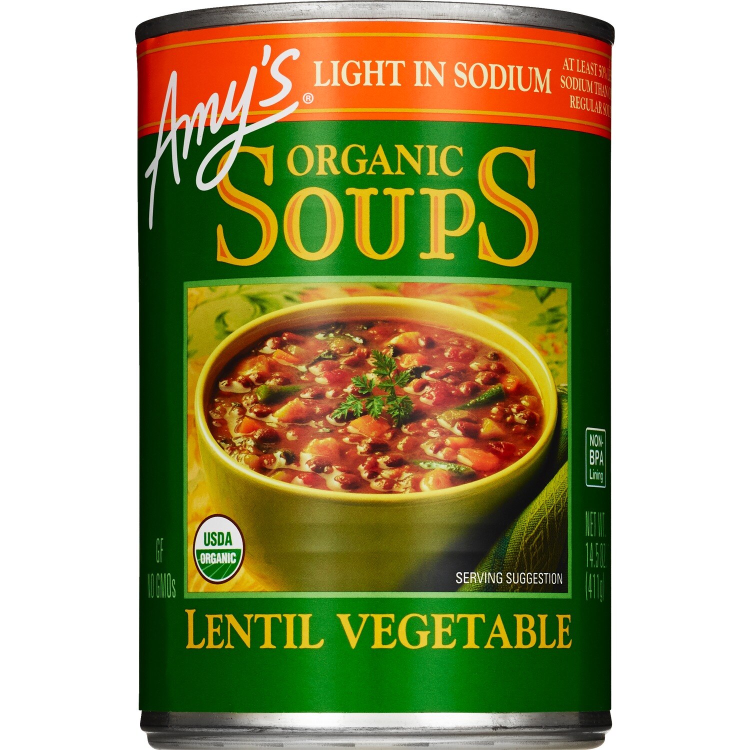 Amy's Organic Soups, Lentil Vegetable