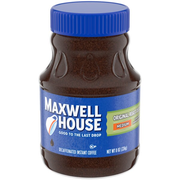 Maxwell House Original Decaf Instant Coffee, 8 oz