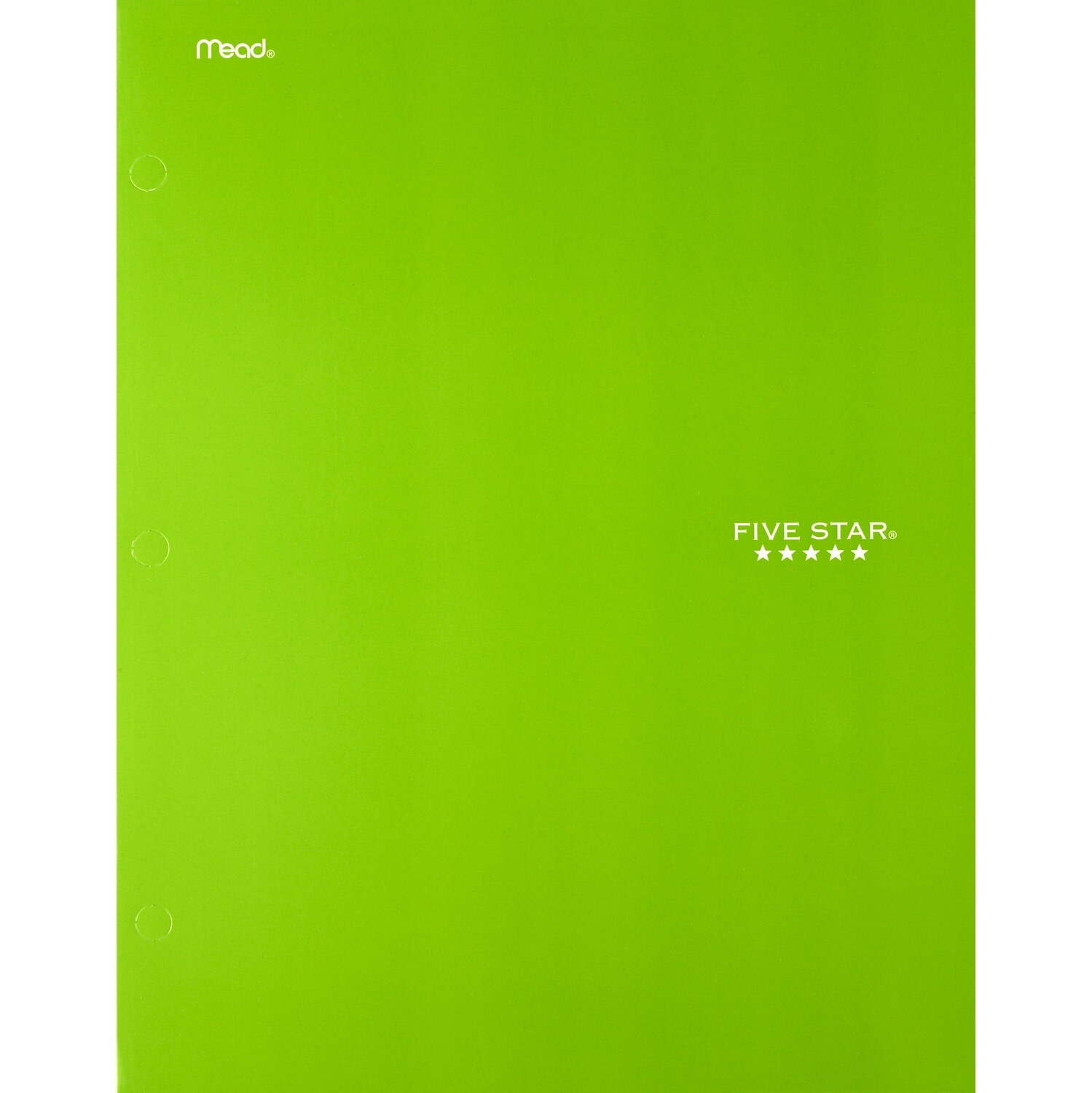 Mead Five Star Portfolio Two Pocket Folder, Assorted Colors