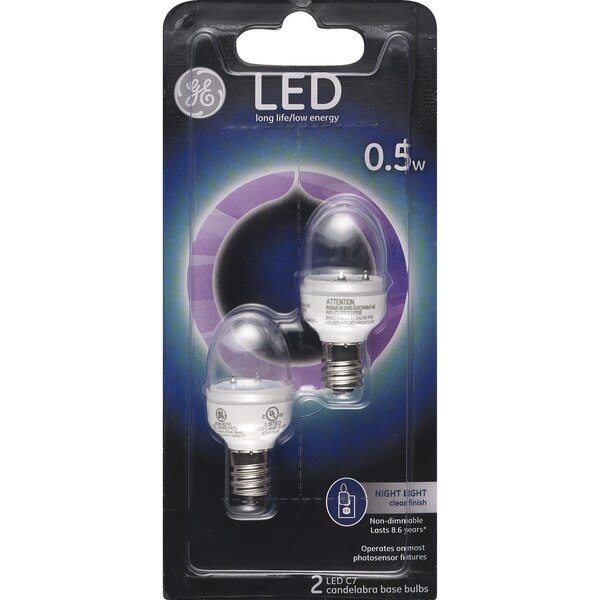 GE Energy Smart LED Technology Night Light, Clear