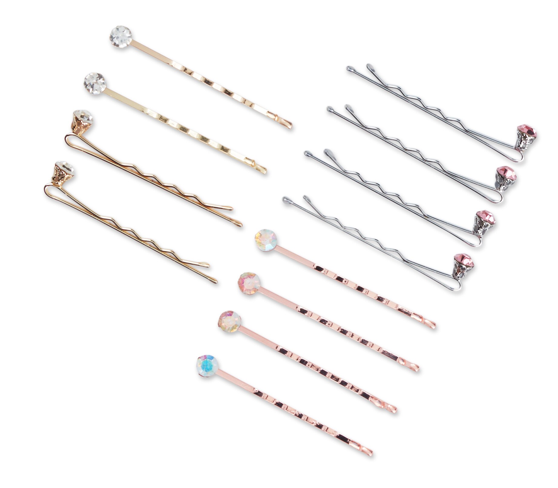 Scunci Rhinestone Bobby Pins, 12 CT