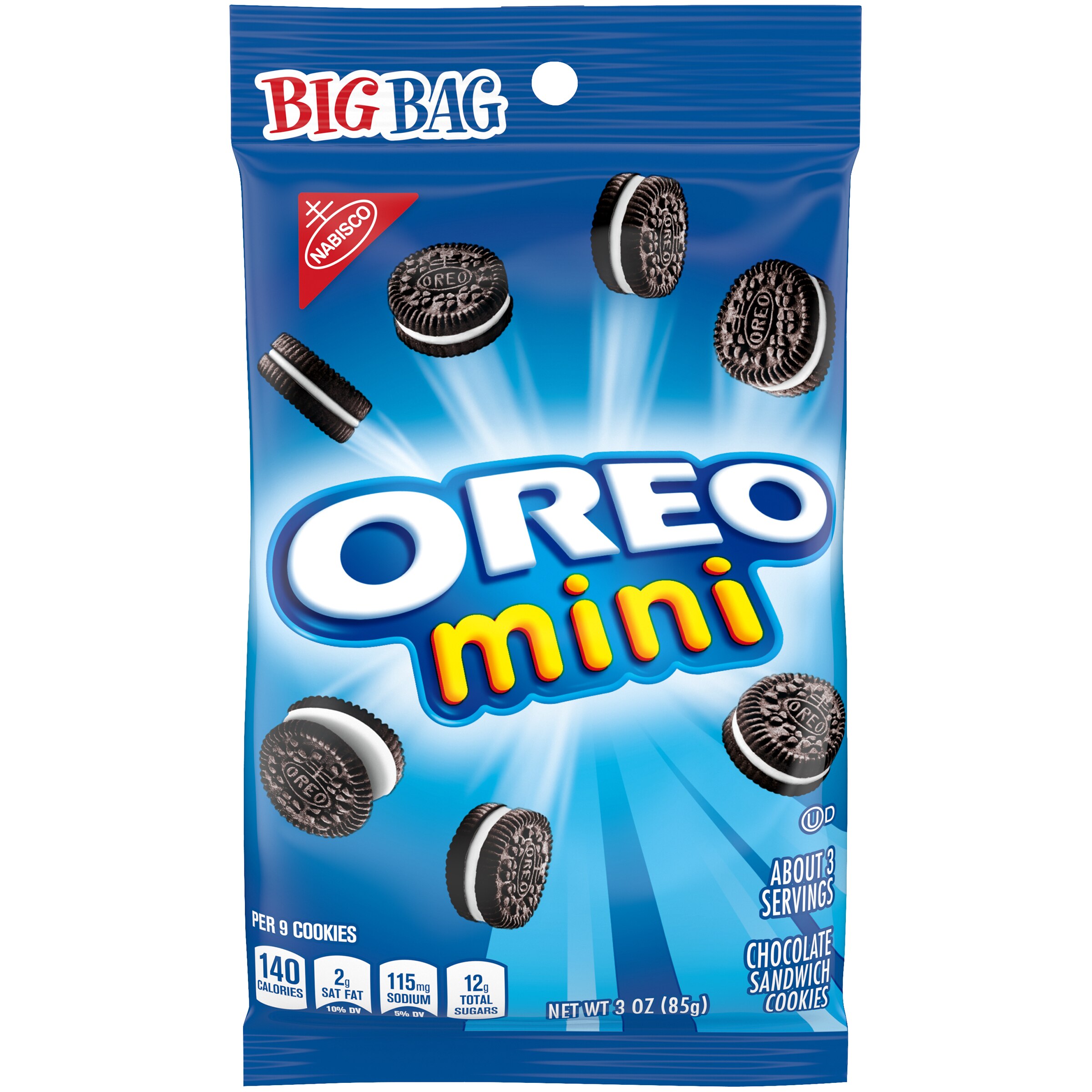 OREO Mini Cookies Big Bag, 3 oz